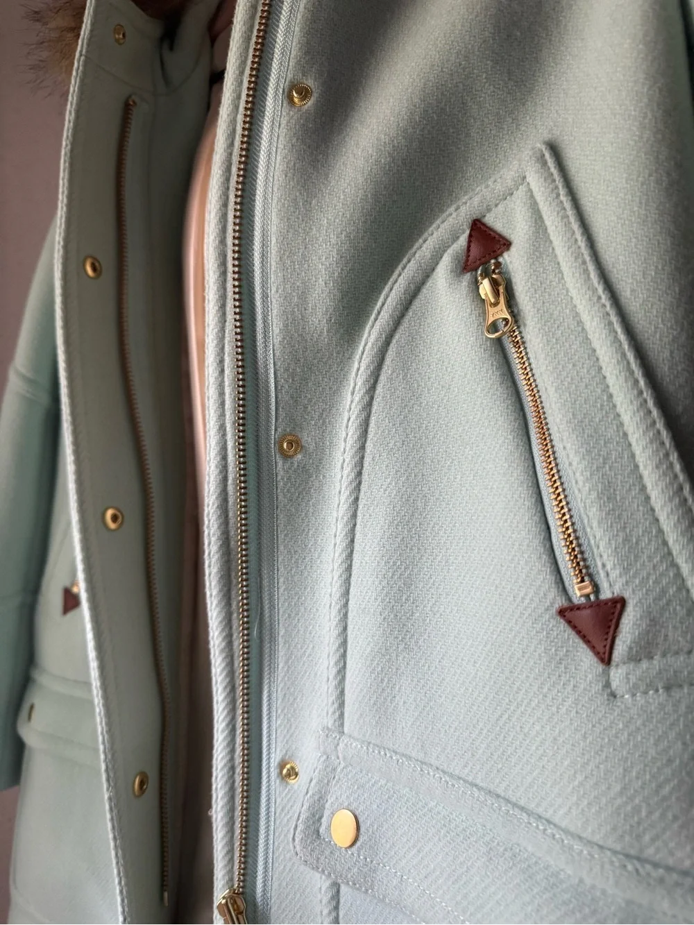 J. Crew Women’s Chateau Parka in Icy Mint